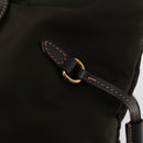 PRADA Tote Bag Nylon Green Gold Auth bs32718-10
