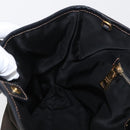 PRADA Tote Bag Nylon Green Gold Auth bs32718-20