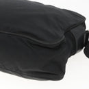 PRADA Shoulder Bag Nylon Black Silver Auth bs32720-16