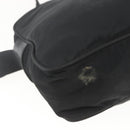PRADA Shoulder Bag Nylon Black Silver Auth bs32720-17