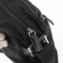 PRADA Shoulder Bag Nylon Black Silver Auth bs32720-18
