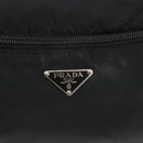 PRADA Shoulder Bag Nylon Black Silver Auth bs32720-19