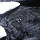PRADA Shoulder Bag Nylon Black Silver Auth bs32720-21