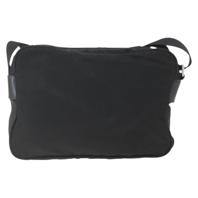 PRADA Shoulder Bag Nylon Black Silver Auth bs32720 - 0