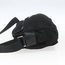 PRADA Shoulder Bag Nylon Black Silver Auth bs32720-3
