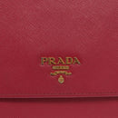 PRADA Shoulder Bag Safiano leather Pink Gold Auth bs32722-14