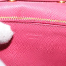 PRADA Shoulder Bag Safiano leather Pink Gold Auth bs32722-17