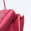 PRADA Shoulder Bag Safiano leather Pink Gold Auth bs32722-20
