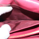 PRADA Shoulder Bag Safiano leather Pink Gold Auth bs32722-25