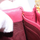 PRADA Shoulder Bag Safiano leather Pink Gold Auth bs32722-28