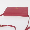 PRADA Shoulder Bag Safiano leather Pink Gold Auth bs32722-6