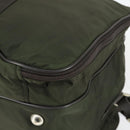 PRADA Boston Bag Nylon Green Silver Auth bs32723-16
