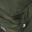 PRADA Boston Bag Nylon Green Silver Auth bs32723-17