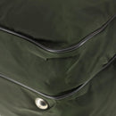 PRADA Boston Bag Nylon Green Silver Auth bs32723-18