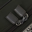 PRADA Boston Bag Nylon Green Silver Auth bs32723-10