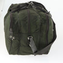PRADA Boston Bag Nylon Green Silver Auth bs32723-4