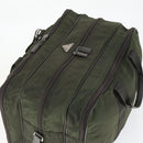PRADA Boston Bag Nylon Green Silver Auth bs32723-6
