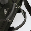 PRADA Boston Bag Nylon Green Silver Auth bs32723-8