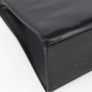 VALENTINO Hand Bag Leather Black Gold Auth bs32730-16