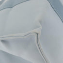 HERMES Bora Bora GM Tote Bag Canvas Light Blue Silver Auth bs32732-9
