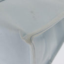 HERMES Bora Bora GM Tote Bag Canvas Light Blue Silver Auth bs32732-16