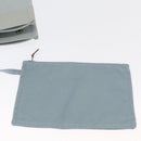 HERMES Bora Bora GM Tote Bag Canvas Light Blue Silver Auth bs32732-18