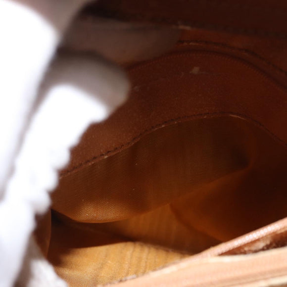 GUCCI Bamboo Hand Bag Leather Brown Gold 002 0260 2615 Auth bs32733