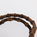 GUCCI Bamboo Hand Bag Leather Brown Gold 002 0260 2615 Auth bs32733-8