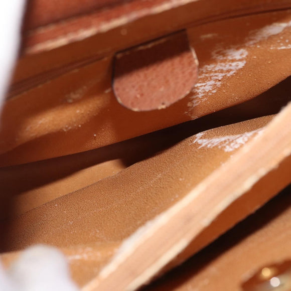 GUCCI Bamboo Hand Bag Leather Brown Gold 002 0260 2615 Auth bs32734