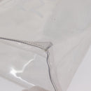 HERMES Vinyl Kelly Hand Bag Vinyl Clear Auth bs32737-10