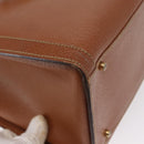 GUCCI Bamboo Tote Bag Leather Brown Gold 002 2853 0260 0 Auth bs32738-15