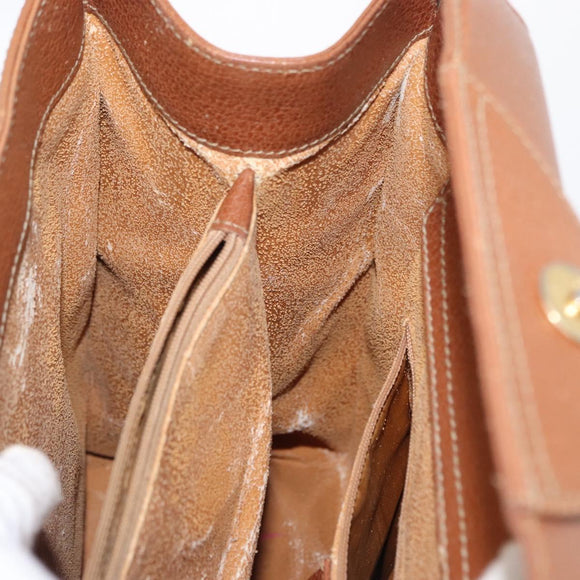GUCCI Bamboo Tote Bag Leather Brown Gold 002 2853 0260 0 Auth bs32738