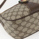 GUCCI GG Supreme Web Sherry Line Bag PVC Beige Gold 89 02 032 Auth bs32739-15