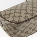 GUCCI GG Supreme Web Sherry Line Bag PVC Beige Gold 89 02 032 Auth bs32739-17