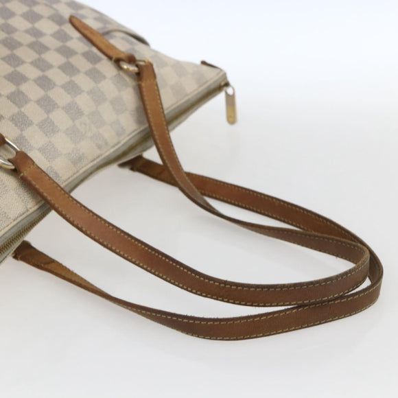 LOUIS VUITTON Damier Azur Totally PM Tote Bag N41280 LV Auth bs32741