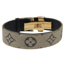 LOUIS VUITTON Monogram Mini Goodluck Bracelet Blue M64540 LV Auth bs32743-3