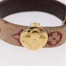 LOUIS VUITTON Monogram Mini Goodluck Bracelet Red M64542 LV Auth bs32744-6