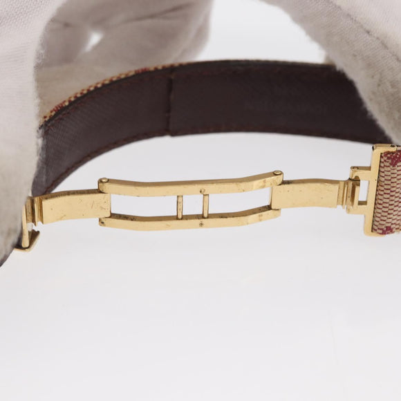 LOUIS VUITTON Monogram Mini Goodluck Bracelet Red M64542 LV Auth bs32744