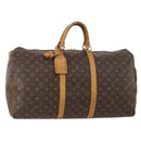 LOUIS VUITTON Monogram Keepall 55 Boston Bag M41424 LV Auth bs32746-1