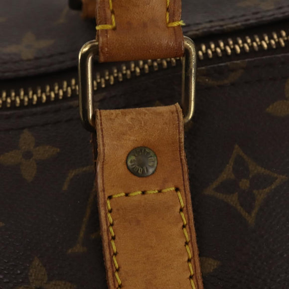 LOUIS VUITTON Monogram Keepall 55 Boston Bag M41424 LV Auth bs32746