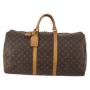LOUIS VUITTON Monogram Keepall 55 Boston Bag M41424 LV Auth bs32746-13
