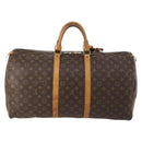 LOUIS VUITTON Monogram Keepall 55 Boston Bag M41424 LV Auth bs32746-2