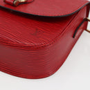 LOUIS VUITTON Epi Saint Cloud PM Umhängetasche Rot M52217 LV Auth bs32747-14