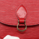 LOUIS VUITTON Epi Saint Cloud PM Shoulder Bag Red M52217 LV Auth bs32747-18