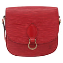 LOUIS VUITTON Epi Saint Cloud PM Shoulder Bag Red M52217 LV Auth bs32747-13