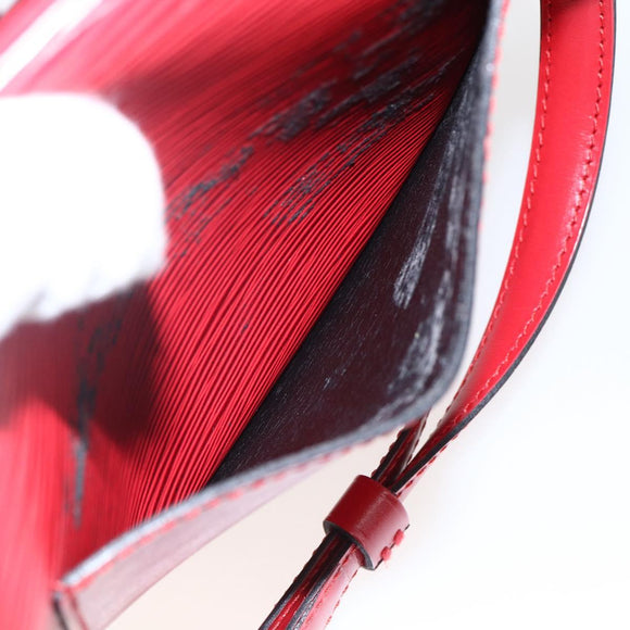 LOUIS VUITTON Epi Saint Cloud PM Shoulder Bag Red M52217 LV Auth bs32747