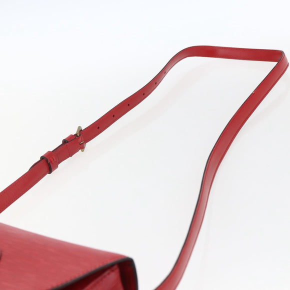 LOUIS VUITTON Epi Saint Cloud PM Shoulder Bag Red M52217 LV Auth bs32747