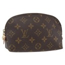 LOUIS VUITTON Monogram Pochette Cosmetic PM Cosmetic Pouch M47515 Auth bs32748-1