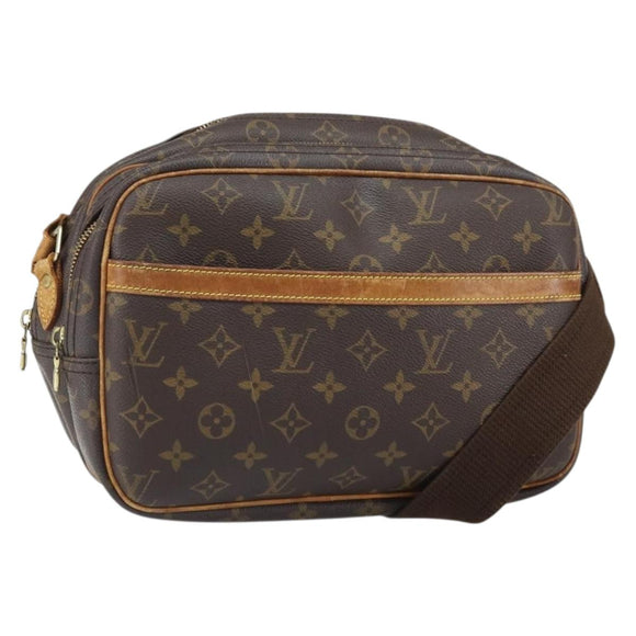 LOUIS VUITTON Monogram Reporter PM Shoulder Bag M45254 LV Auth bs32756