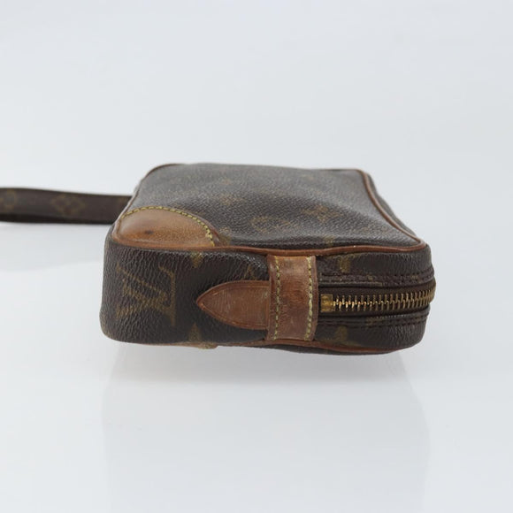 LOUIS VUITTON Monogram Marly Dragonne PM Clutch Bag M51827 LV Auth bs32758